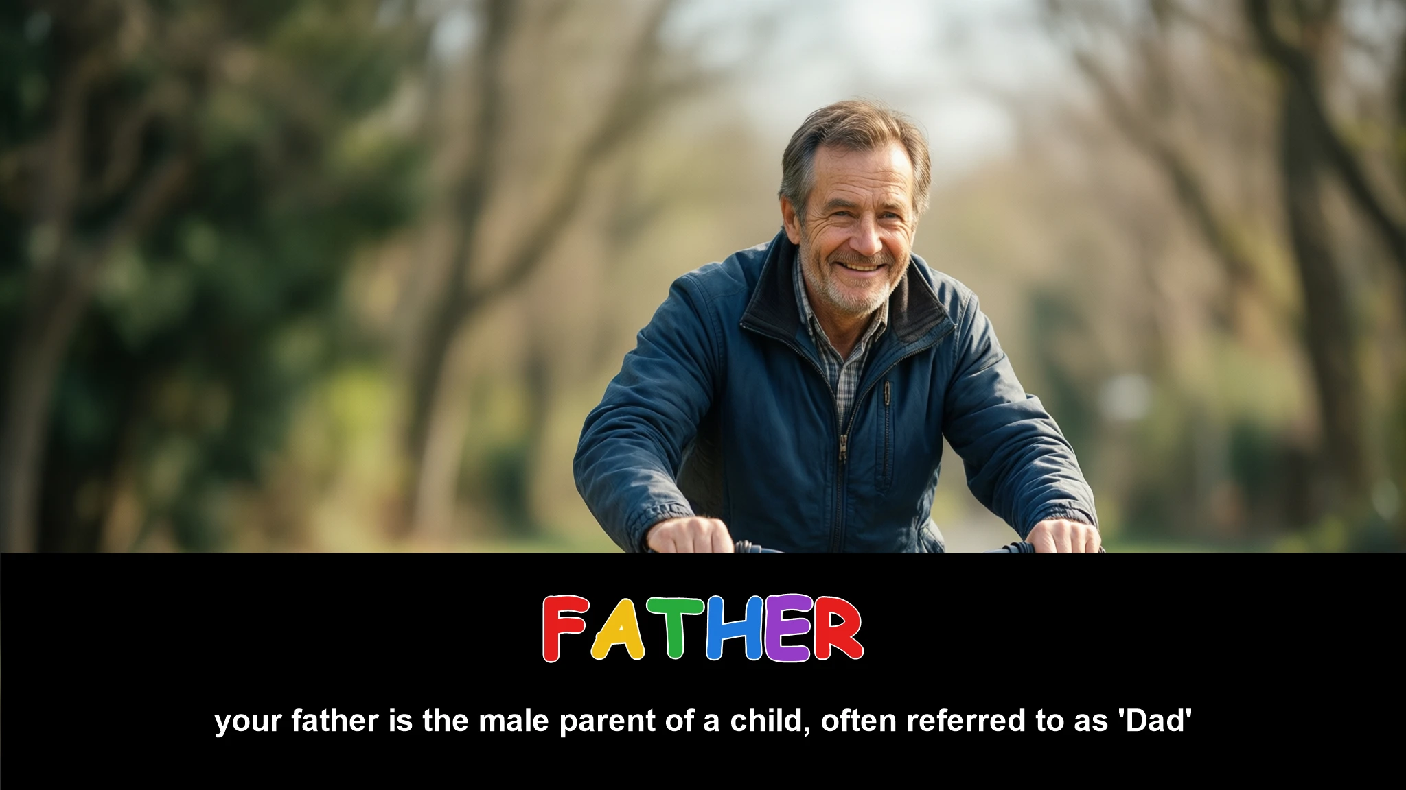 English Illustration for father